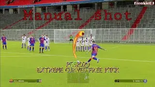 Pes 2020 - Extreme Curved Free kick. Type shot Manual
