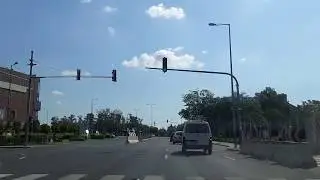 Budapest, XIX-XVIII. kerület; - autóval, a KÖKI-től az Üllőin dél felé...