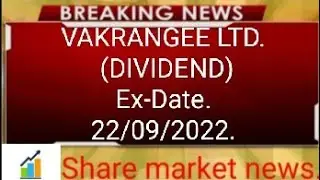 #vakrangee stock latest news#Vakrangee ltd#Dividend 2022#Technical analysis#the share market news