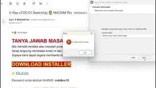 KOMPLAIN LISENSI VRAY7 KE MADAMRIO