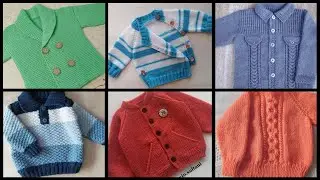 New hand knitted sweater design for baby boy 