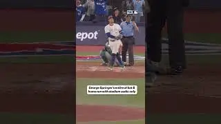 George Springer&rsquo;s Entire At Bat & Home Run With Stadium Audio Only 10/20/2025