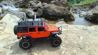 RC Car Ofrroad Adventure ; MN 128 Cross River #RCCar #RCAdventure #ASMR #RCOffroad #rcscalecrawler
