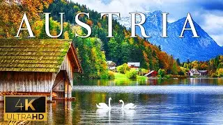 FLYING OVER AUSTRIA (4K UHD) - Lounge Music With Amazing Scenic Relaxation Film For Relaxation On TV