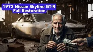 ASMR Car Restoration | 1973 Nissan Skyline GT-R Full Restoration From Barn Find to Showroom
