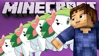 CHASED BY CUTE SHAYMINS! (Minecraft Snakes- Shaymin edition with Woofless!)
