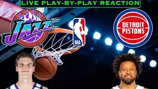 Utah Jazz vs Detroit Pistons NBA Play-By-Play Reaction 11/5/25 LIVE