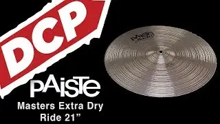 Paiste Masters Extra Dry Ride Cymbal 21
