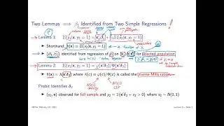 Lecture 5 Part 2 - The Heckman Selection Model