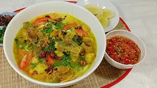 CARA BUAT SOTO DAGING TANPA SANTAN