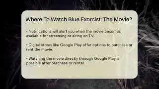 Where To Watch Blue Exorcist: The Movie? - The Horror Reel
