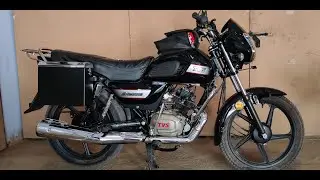 TVS RADEON Bike Side Box Fitting  || Metal Box || Side box for TVS Radeon bike - Steel Box