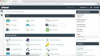 cPanel - Create an FTP account