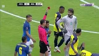 Straight Red Card for Alisson