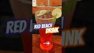 Red beach #drink #watermelonmojito #beach #trending