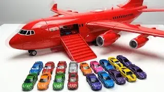 &ldquo;ASMR Mini Cargo Plane Unloading Colorful Toy Cars 🚗✈️ | Satisfying Toy Video&rdquo;