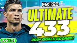 Zidane's ULTIMATE 433 | Attack = 200+ Goals! | Best FM26 Tactics