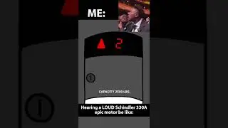 Слышать ГРОМКИЙ звук двигателей Epic Motors на лифтах Schindler 330A &mdash; это что-то вроде 🤣