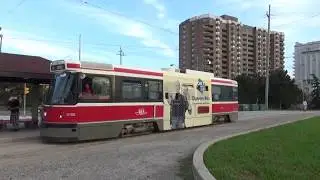 CLRV #4105 turns around at Long Branch Loop