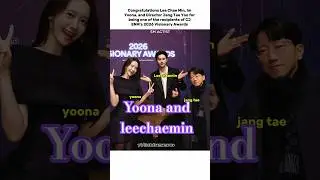 #yoona & #leechaemin today at CJ ENM 's 26th visionary awards #bonapp&eacute;tityourmajesty #kdrama