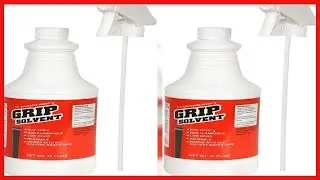 Dynacraft Golf Grip Solvent Non Toxic and Non Flammable 32 Ounces Bottle Bundle with Trigger Spray