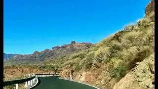 Meditative Drive Through the Mountains of Gran Canaria | Relaxing Ambient Soundscape