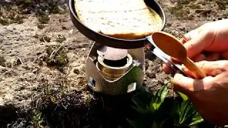 Walk along the river, Cascade, mini trangia cooking, sandwich