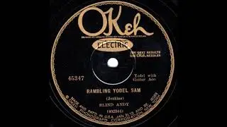 Rambling Yodel Sam ~ Blind Andy (Andrew Jenkins) with Guitar Acc. (1929)