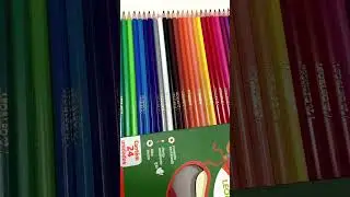 L&aacute;pis de Cor 24 Cores Leo e Leo Pintura e Desenho