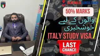 Italy Study Visa Guide | Hurry, Time is Running Out! | Scholarship Opportunities Await!
