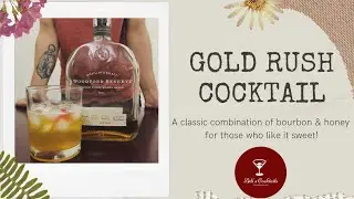 Gold Rush Cocktail | Classic bourbon drink recipe | Whiskey & honey drink | Adi's Cocktails #shorts