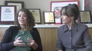 Chris Helmer and Naomi Haslitt speak on the promotion of women in their firm