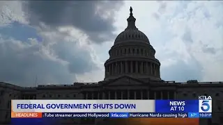 Federal government shuts down