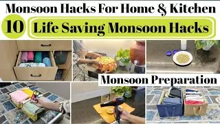10 MONSOON Home & Kitchen Hacks / Tips | Amazing Monsoon Hacks | Life Saving Monsoon Hacks