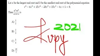 2 theory of equation KVPY 2021 problem
