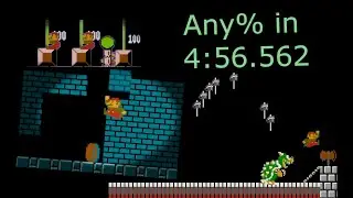 Super Mario Bros. Any% Speedrun in 4:56.562