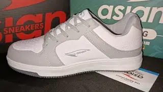 Asian JASPER -05 Sneaker/Shoes Unboxing 💥 WHITE LGREY