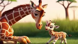 Giraffe Song -  Kids Songs & Nursery Rhymes - funny kid song