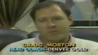 USFL Control Central 1984 - Interview with Head Coach Craig Morton