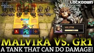 WOR: This Is Hilarious, Malvira vs. GR1 19 & 21! Watcher of Realms Gear Raid 1 Guide