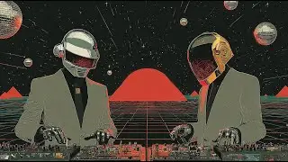Daft Punk Quantum Rhythm 💽🚀 | Trippy Synthwave & Funk Grooves for Space Voyagers