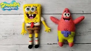 Crafting SpongeBob and Patrick Star with Needlefelt Art