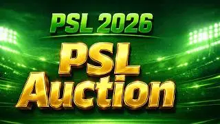 PSL 2026 Players Auction LIVE (Replay) | Every Pick Reaction, Sold Prices, Analysis & Squad Grades