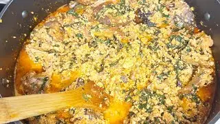 The Best Nigeria EGUSI Soup Recipe/ Cook With Me Quick And Easy recipe 