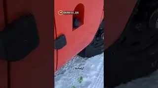Палатка зимой. Капает тосол
