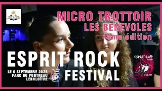 Micro trottoir B&eacute;n&eacute;voles Esprit Rock 2025