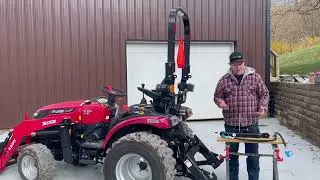 🚜 Как установить гидравлическую верхнюю тягу на мини-трактор?