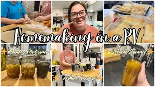 Winter Homemaking In A RV + Natural Medicines & Cleaner