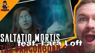 Ich hab direkt Lust auf Skyrim! | Saltatio Mortis feat. Lara Loft - The Dragonborn Comes | Reaction