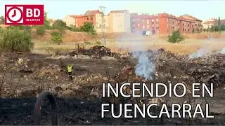 El lanzamiento de petardos en una boda podrían ser los causantes del incendio de Fuencarral